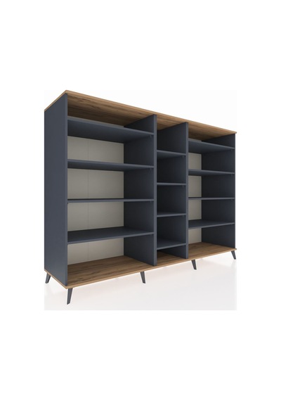Kronos Dolap 11 Raflı 220x59x163 Antrasit-çam/antrasit Antrasit-çam/antrasit Kronos Dolap 11 Raflı 220x59x163 Antrasit-çam/antrasit Antrasit-çam/antrasit