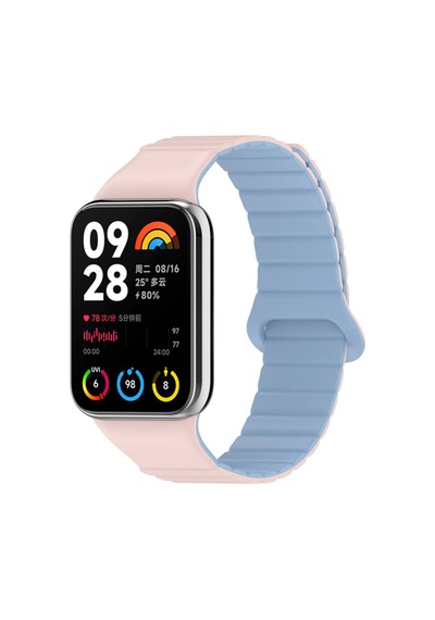 Xiaomi Mi Band 8 Pro İle Uyumlu Silikon Kordon Strap Kayış