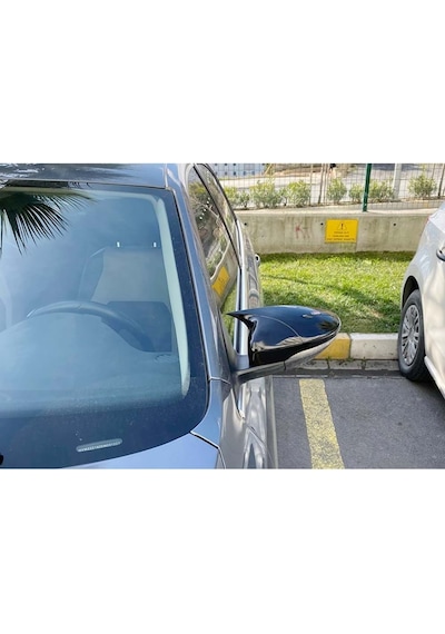 Volkswagen Jetta Mk6 Batman Yarasa Ayna Kapağı Piano Black / 2010-2018