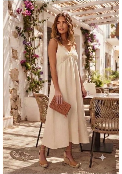 Myzumax El Örmesi Kadın Kağıt İp Portföy Çanta - 2 Bölmeli Mıknatıslı Bilek Askılı Bohem Clutch Tarçın