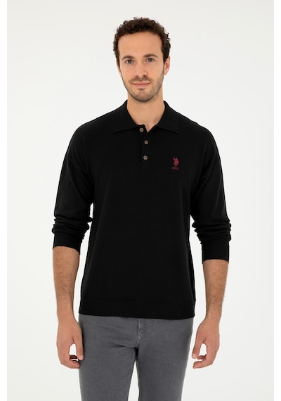 U.s. Polo Assn. Erkek Siyah Kazak /triko 50293506-vr046 Siyah