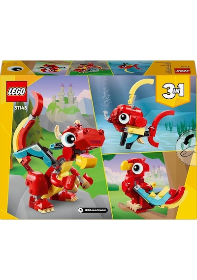 LEGO® Creator 31145 Kırmızı Ejderha 149 Parça