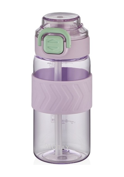 Shotay St-7237 600ml Mor Pipetli Tritan Matara Diğer