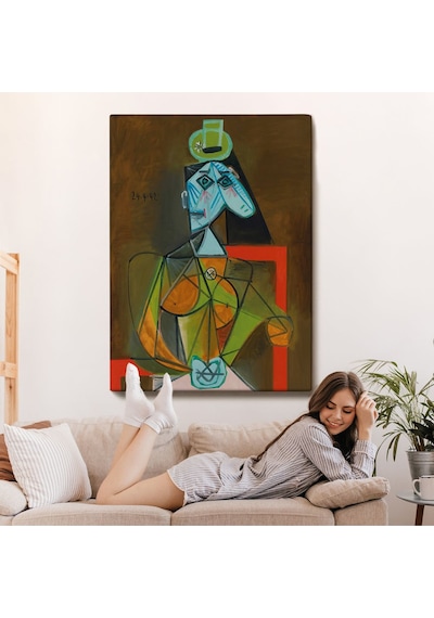 Miyrem^ Canvas Serie Pablo Picasso - Dora Maar'ın En Güzel Asil Tablosu-7297