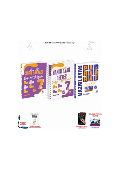 Çanta 7. Sınıf Sosyal Bilgiler Ve Paragraf 3 Kitap Seti