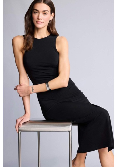 Defacto Bodycon Vücudu Saran Midi Elbise H7427ax26smbk81 Siyah-bk81