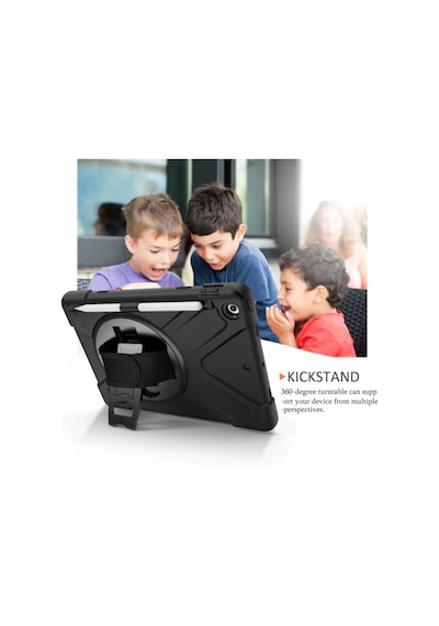 Muratech Newface iPad Uyumlu  10.2 7.nesil Kılıf Amazing Tablet Kapak - Siyah