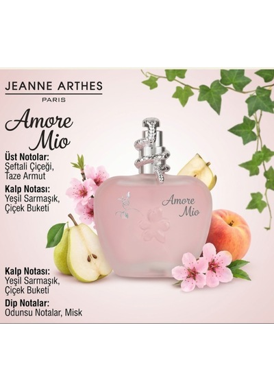 Jeanne Arthes Amore Mio Edp 100 Ml Kadın Parfümü Şeftali Çiçeği & Armut Notalı Özel Seri Çiçeksi - Meyve - Odunsu Jeanne Arthes Amore Mio Edp 100 Ml Kadın Parfümü Şeftali Çiçeği & Armut Notalı Özel Seri Çiçeksi - Meyve - Odunsu