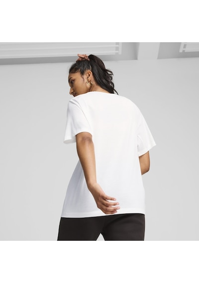 Puma Evostripe Tee Kadın T-shirt-beyaz