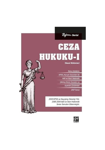 Reform Serisi Ceza Hukuku - I (Genel Hükümler) / Kolektif
