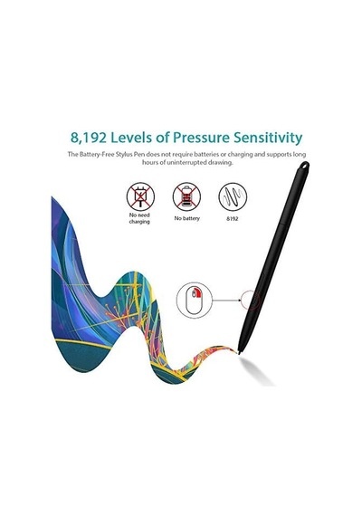 Xp-pen G960s Grafik Tablet 9x6 İnç Kalem Tablet Çizim Tableti, Windows 10/8/7 Ve Mac Os Ve İçin Pilsiz Stylus İle