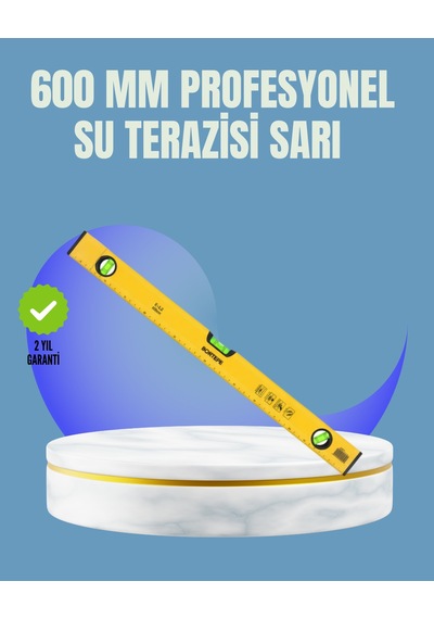 Dayanıklı Plastik Gövdeli 600 Mm Su Terazisi
