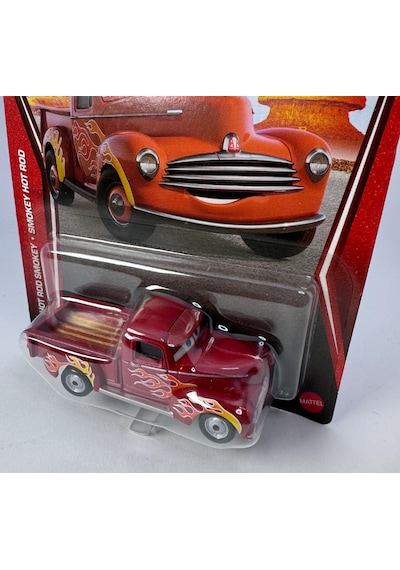 Disney Pixar Cars Hot Rod Smokey 20.yıl Model Araba Dxv29 Kırmızı