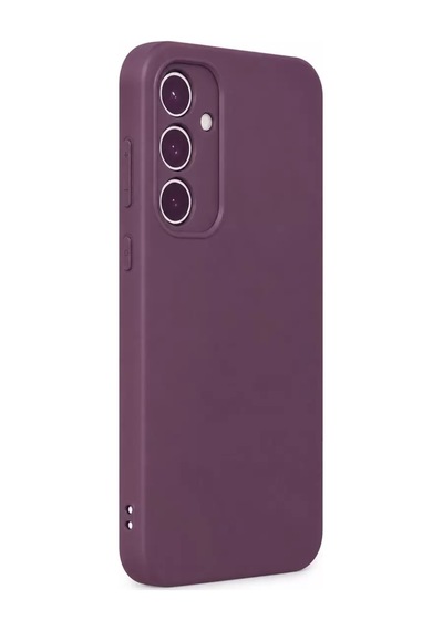 Samsung Galaxy  Uyumlu  A35 5g Kılıf First Silikon - Mürdüm