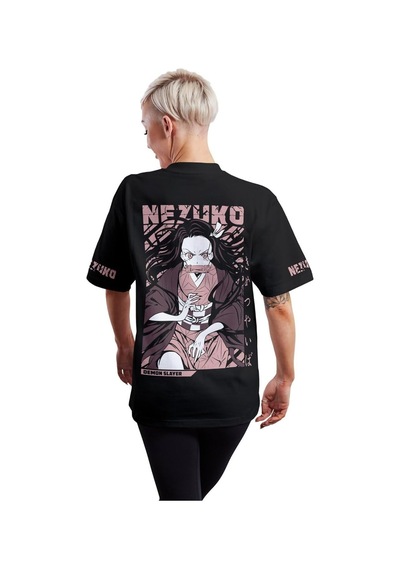 Demon Slayer Nezuko T-shirt 01-siyah