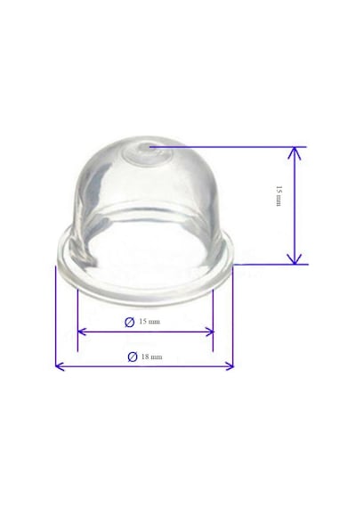 Motorlu Testere Tırpan Jikle Sibobu Benzin Pompa Lastiği Ø 18Mm K