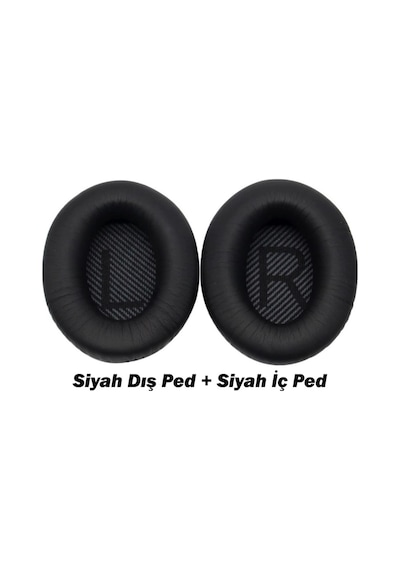 Bose Qc2 Kulaklık Pedi Qc25 Ae2 Qc2 Qc15 Qc35 Qc35Ii Süngeri Siyah - Siyah