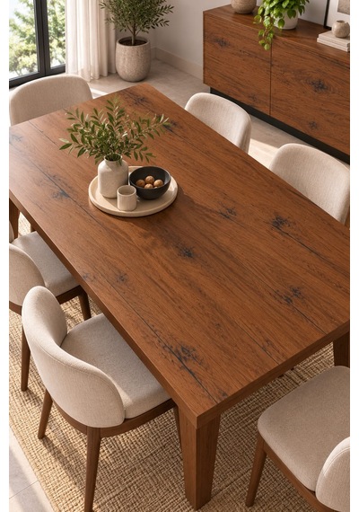 Deconitte Premium Kendinden Yapışkanlı Antik Ceviz Ahşap Desen Mobilya Dolap Masa Tezgah Kaplama Folyosu 60x100cm