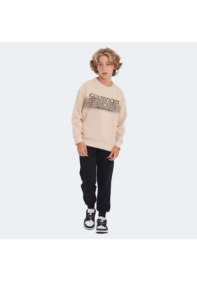 Slazenger LAST Çocuk  Camel Sweatshirt