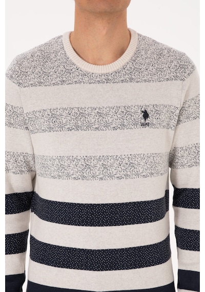 U.S. Polo Assn. Erkek Regular Fit Bisiklet Yaka Açık Lacivert Kazak 50307872-VR059 U.S. Polo Assn. Erkek Regular Fit Bisiklet Yaka Açık Lacivert Kazak 50307872-VR059