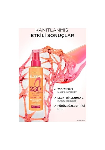 L'oréal Paris Elseve Dream Long Isıya Karşı Koruyucu & Pürüzsüzleştirici Sprey Serum 150ml