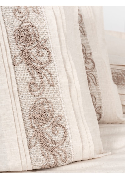 Cotton Box Inborn Çift Kişilik Nevresim Takımı Floro Bej