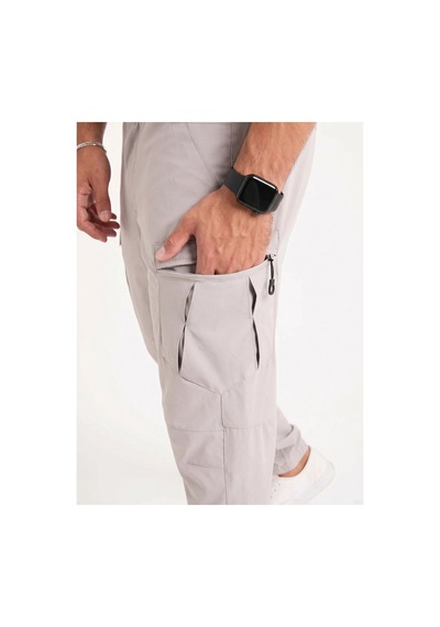 Outdo Erkek Taktik Pantolon Su İtici Likralı Yazlık Outdoor Esnek Rahat Dayanıklı Bej Bej