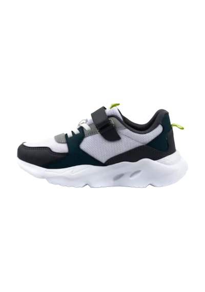 Cool Unisex Çocuk Cırtlı Rahat Günlük Sneaker Spor Ayakkabı Tokyo Petrol Beyaz Beyaz - Petrol