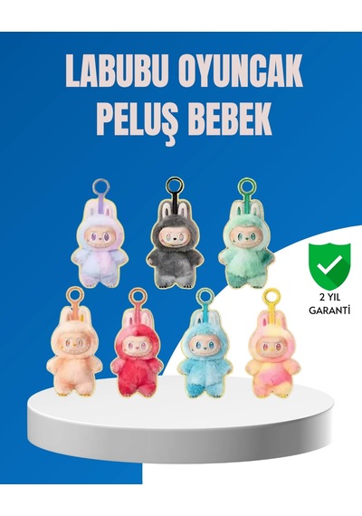 Dekoratif Labubu Karakter Figürü - Kaliteli Peluş Malzeme