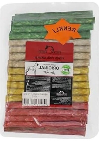 Renkli İnce Munchy Çubuk - 12 Cm, 100'lü