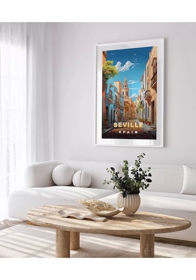 Çerçevesiz Poster Endülüs Ruhuyla Sevilla