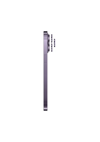 Safeus Safir Temperli Kamera Lens Koruyucu Apple Uyumlu iPhone 14 Pro Max Ve İle Derin Mor
