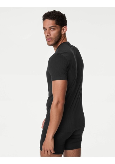 Marks & Spencer 2'li Supima Pamuklu Atlet Seti T14001681a Siyah