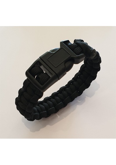Muson Paracord Bileklik Siyah Çok Renkli