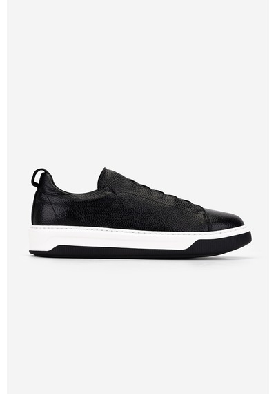 Valmenti Erkek Hakiki Deri Siyah Floter Sneakers & Spor Ayakkabı 1212 2505 Erk Ayk Y26 Sıyah Fltr