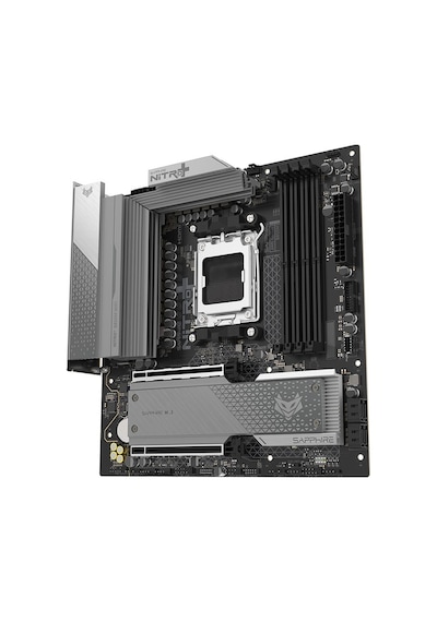 Sapphıre Nıtro+ B850m Wıfı Amd B850 Soket Am5 Ddr5 8000+mt/s Oc Wifi 6 Matx Anakart-52123-01-40g