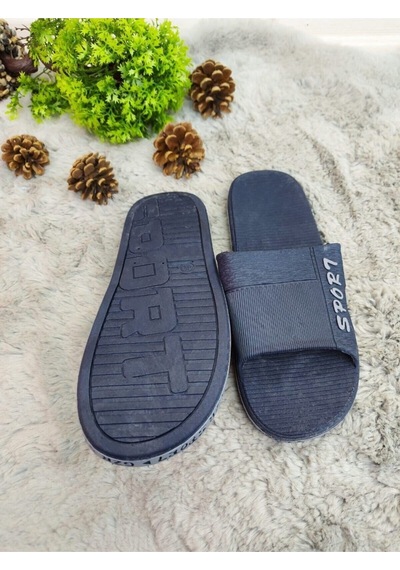 - Kaymaz Taban, Banyo, Balkon, Havuz, Deniz, Plaj Için Lacivert - Gri Terlik Lacivert - Gri - Kaymaz Taban, Banyo, Balkon, Havuz, Deniz, Plaj Için Lacivert - Gri Terlik Lacivert - Gri