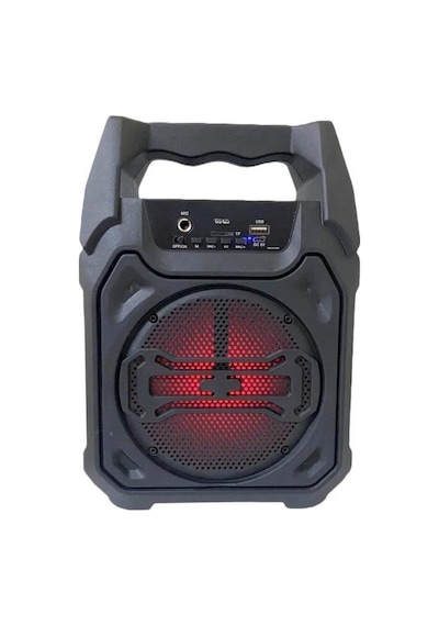 Bluetooth Hoparlör Led Işıklı Taşınabilir Kablosuz Speaker Uzun Pil Ömrü Renkli