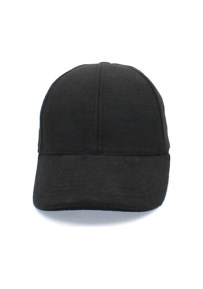 Cappello Erkek Siyah Kaşe Düz Şapka Kep Capkasr001-Siyah