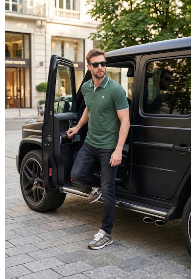 Buratti % 100 Pamuk Düğmeli Regular Fit Polo Yaka T Shirt Erkek Polo Yaka T Shirt 5902118 Nefti