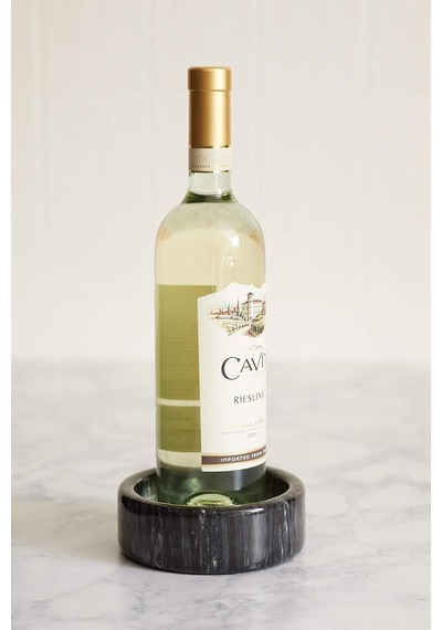 Black Marble Wine Stand, 5 X 5 X 2 İnç Çok Renkli