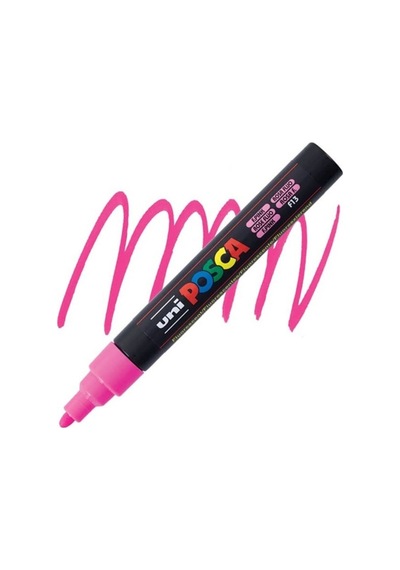 Posca Pc-5m Boyama Markörü 1.8-2.5 Mm Floresan Pembe Karışık