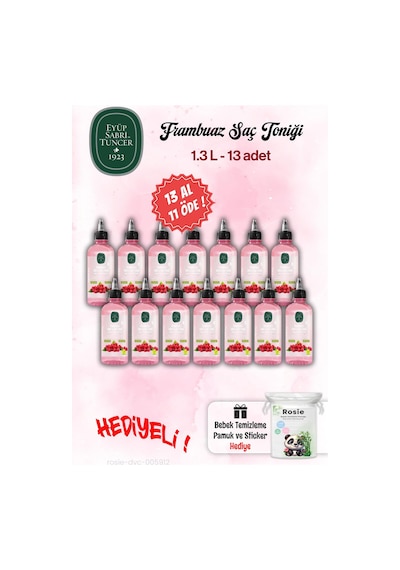 Eyüp Sabri Tuncer 13 Al 11 Öde Sirke Frambuaz Tonik 100 Ml Ve Rosie