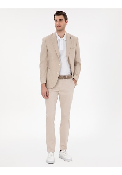 Pierre Cardin Erkek Bej Pantolon Kanvas-chino 50305450-vr011