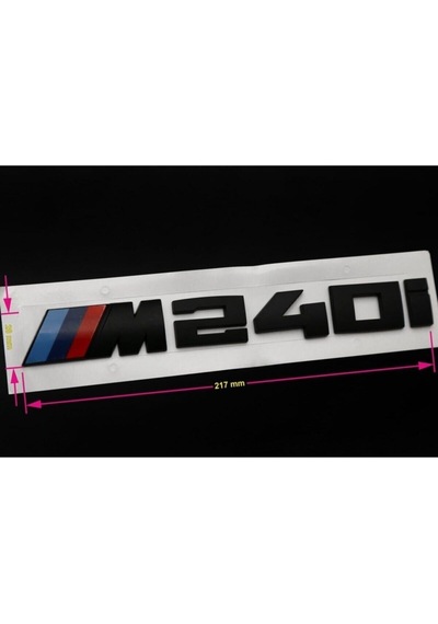 Bmw M240i Yazı Siyah
