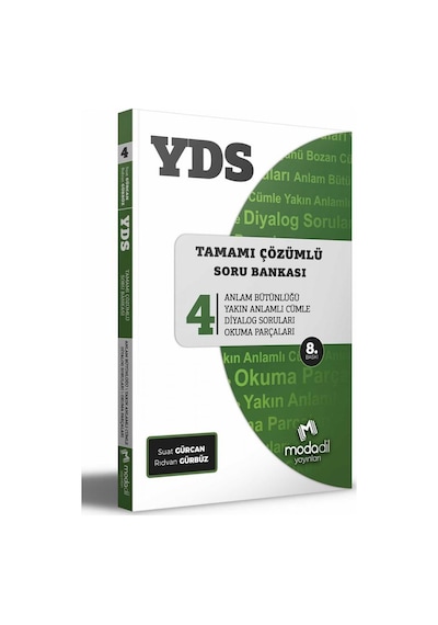 Modadil Yayınları Yds Tamamı Çözümlü Modüler Soru Bankası Serisi N11.2