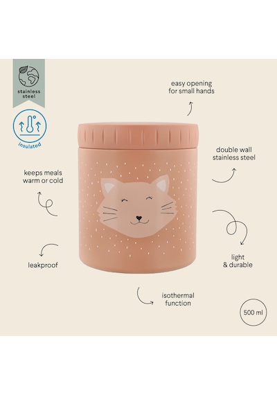Trixie Mrs.cat 500 Ml - Termal Öğle Yemeği Kabı Karışık