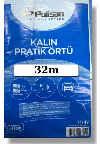 Polisan Koruyucu Pratik Hışır Kalın Örtü 32m2