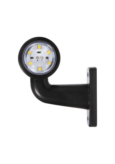 Ultra Mini Eğri Led İşaret Lambası Beyaz Kırmızı 12-24v 12 Led 80mm 1 Adet