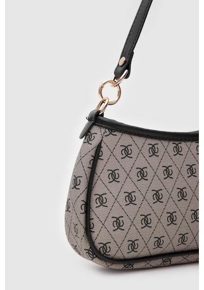 Shule Bags Farme Monogram Baget Ve Çapraz Çanta Gri GRİ